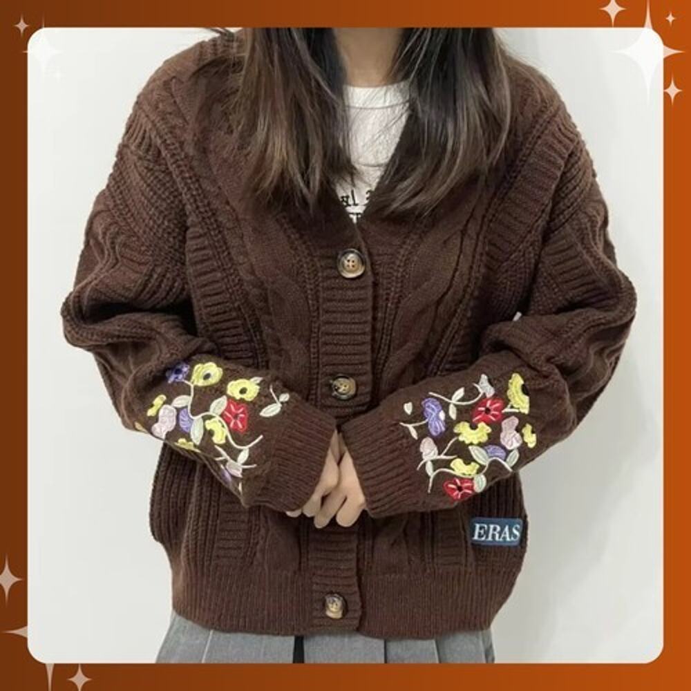 Taylor Swift Eras Tour 2025 Piano Cardigan Flower Medium
